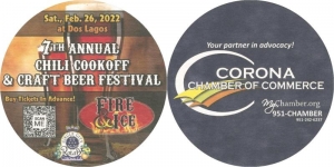 beer coaster from Fire House Brewpub & Restaurant ( CA-FIRI-2022 )