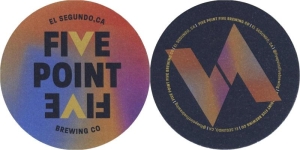 beer coaster from Five Suits Brewing ( CA-FIVO-1 )