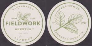 beer coaster from FiftyFifty Brewing Co. ( CA-FLDW-2 )