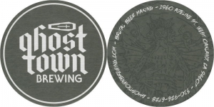 beer coaster from Ghostwood Beer Co. ( CA-GHOS-2 )