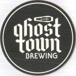 beer coaster from Ghostwood Beer Co. ( CA-GHOS-3 )