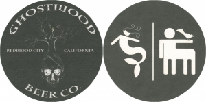 beer coaster from Gilman Brewing Co. ( CA-GHOT-1 )