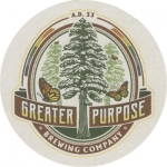 beer coaster from Green Cheek Beer Co.  ( CA-GRET-1 )