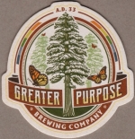 beer coaster from Green Cheek Beer Co.  ( CA-GRET-3 )