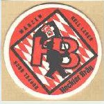 beer coaster from Helia Brewing Co. ( CA-HECK-7 )