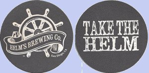 beer coaster from HenHouse Brewing Co.  ( CA-HELM-2 )