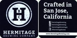 beer coaster from Hermosa Brewing Co. ( CA-HERM-3 )