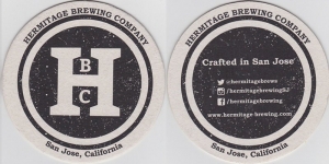 beer coaster from Hermosa Brewing Co. ( CA-HERM-4 )