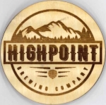 beer coaster from Highway 1 Brewing Co. ( CA-HIGP-3 )