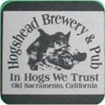 beer coaster from Hoi Polloi Brewing ( CA-HOGS-6 )