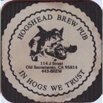 beer coaster from Hoi Polloi Brewing ( CA-HOGS-7 )