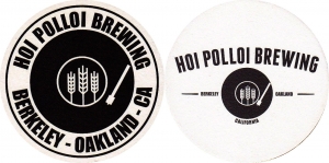 beer coaster from Hollister Brewing Co.  ( CA-HOIP-4 )