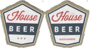 beer coaster from House of Pendragon Brewing Co. ( CA-HOUS-2 )