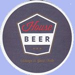 beer coaster from House of Pendragon Brewing Co. ( CA-HOUS-3 )