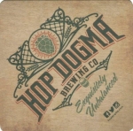 beer coaster from Hop Forged Brewing Co. ( CA-HPDG-2 )