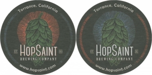 beer coaster from Hopstreet Bistro & Brewery ( CA-HPSN-2 )