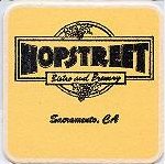 beer coaster from Hoptown Brewing Co ( CA-HPST-2 )