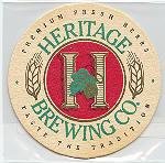 beer coaster from Hermitage Brewing Co.  ( CA-HTGE-1 )