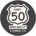 beer coaster from I & I Brewing ( CA-HWY5-1 )