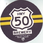 beer coaster from I & I Brewing ( CA-HWY5-2 )