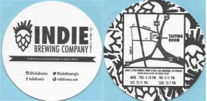 beer coaster from Inland Empire Brewing Co. ( CA-INDI-1 )