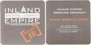 beer coaster from Inland Wharf Brewing Co. ( CA-INLA-2 )