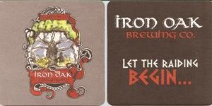 beer coaster from Iron Springs Pub & Brewery ( CA-IROK-1 )