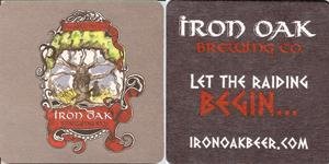 beer coaster from Iron Springs Pub & Brewery ( CA-IROK-2 )