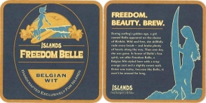 beer coaster from ISM Brewing ( CA-ISLA-3 )