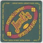 beer coaster from Jamul Brewing Co. ( CA-JACK-2 )