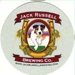 beer coaster from Jacked Up Brewery ( CA-JRUS-2 )