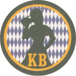 beer coaster from Kelley Bros. Brewing Co. ( CA-KATH-1 )