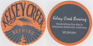 beer coaster from Kennett-Diamond Brewery & Restaurant ( CA-KCRK-4 )