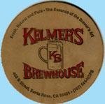 beer coaster from Kelsey Creek Brewing ( CA-KELM-4 )