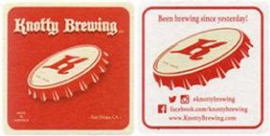 beer coaster from Koch Brewing Co. ( CA-KNOT-1 )