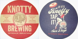 beer coaster from Koch Brewing Co. ( CA-KNOT-2 )