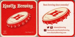 beer coaster from Koch Brewing Co. ( CA-KNOT-4 )