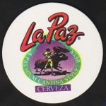 beer coaster from La Quinta Brewing Co. ( CA-LAPA-1 )