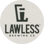 beer coaster from Leashless Brewing ( CA-LAWL-1 )