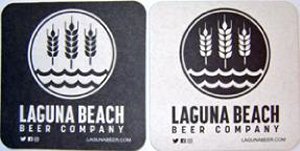 beer coaster from Laguna Beach Brewing Co. ( CA-LGBC-1 )