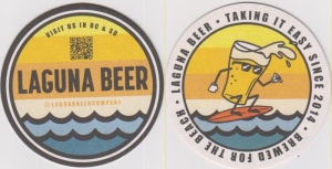 beer coaster from Laguna Beach Brewing Co. ( CA-LGBC-5 )