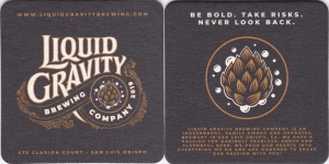 beer coaster from Lit Brew ( CA-LIQU-1 )