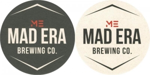 beer coaster from Mad Pursuit Brewing Co.  ( CA-MADA-1 )