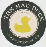 beer coaster from Mad Era Brewing Co. ( CA-MADD-2 )