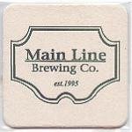 beer coaster from Main Street Brewery  ( CA-MLNE-1 )