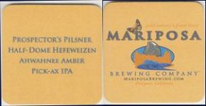 beer coaster from Mason Ale Works  ( CA-MPOS-1 )