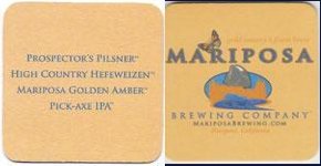 beer coaster from Mason Ale Works  ( CA-MPOS-2 )