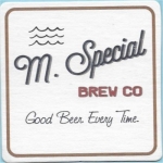 beer coaster from MacArthur Park  ( CA-MSPE-3 )