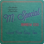 beer coaster from MacArthur Park  ( CA-MSPE-4 )