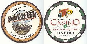 beer coaster from Mount Tam Brewing Co ( CA-MSTH-6 )